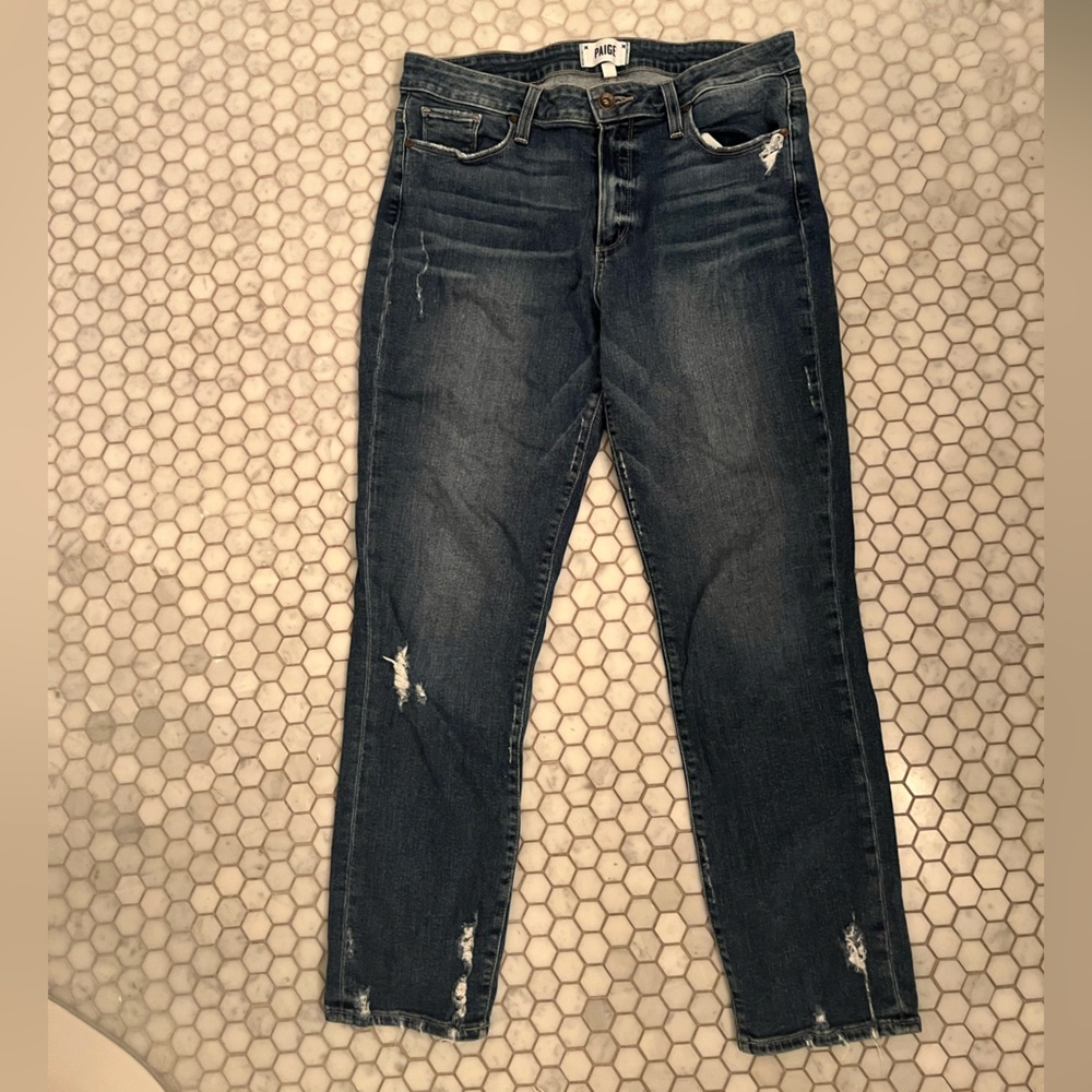 PAIGE Jeans High Rise Jimmy Crop Size 29